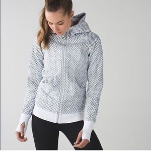 lululemon scuba hoodie size 4 - dottie eyelet